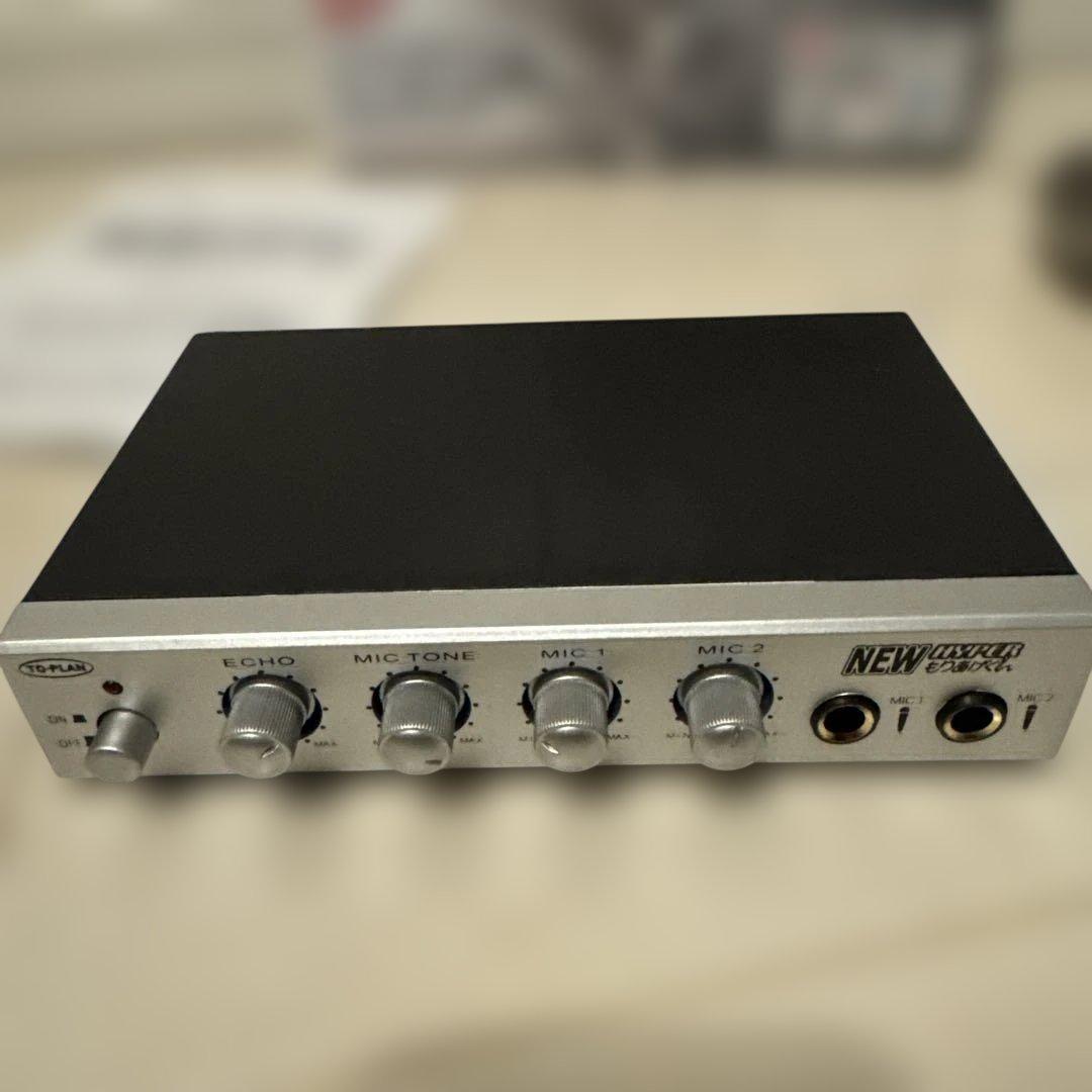 【美品】NEW HYPER もりあげくん TKY-18 カラオケ　エコーミキサー