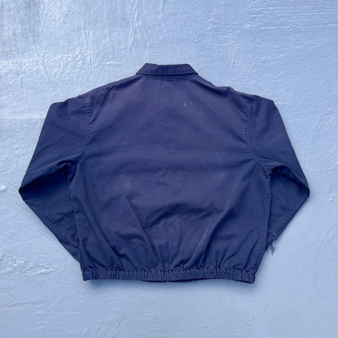 90s POLO三角タグ スウィングトップブルゾン ネイビー 古着 ヴィンテージ