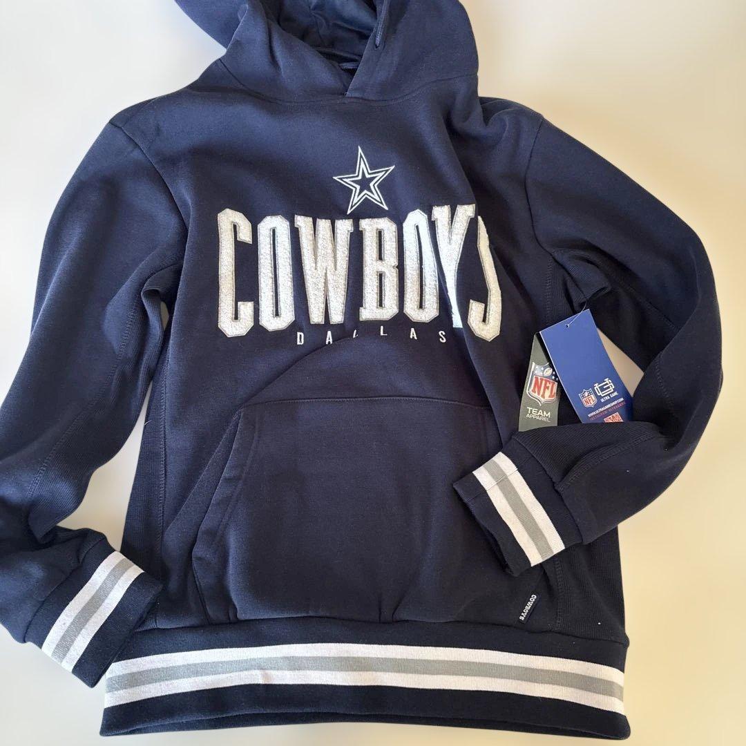 B266新品パーカーNFL公式COWBOYSカウボーイズ US(S)おまけ付き！