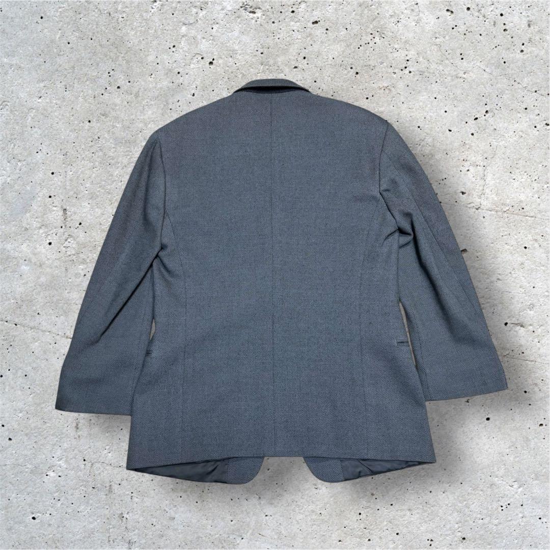 Emporio Armani テーラードジャケット ツイード グレー イタリア製