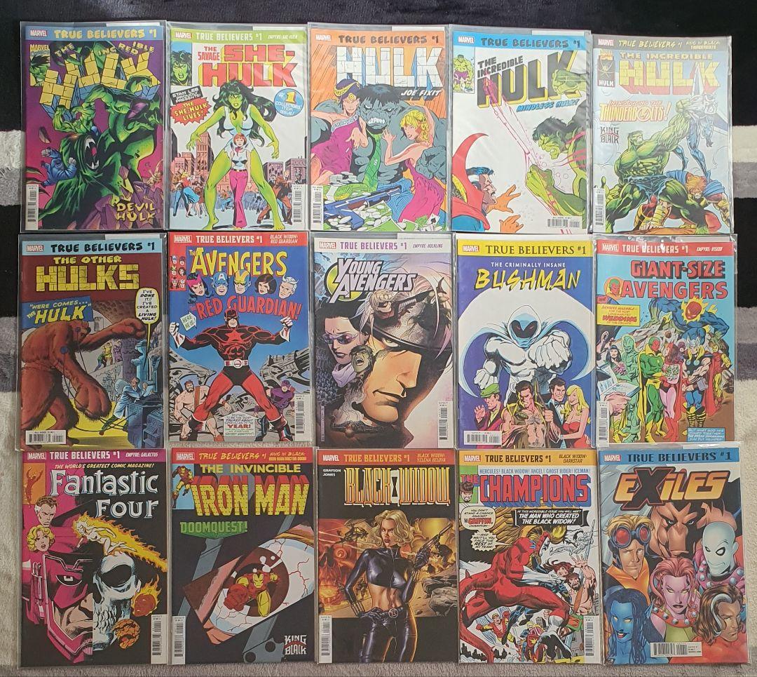 [1/24まで]　MARVEL　TRUE BELIEVERS　48冊　アメコミ