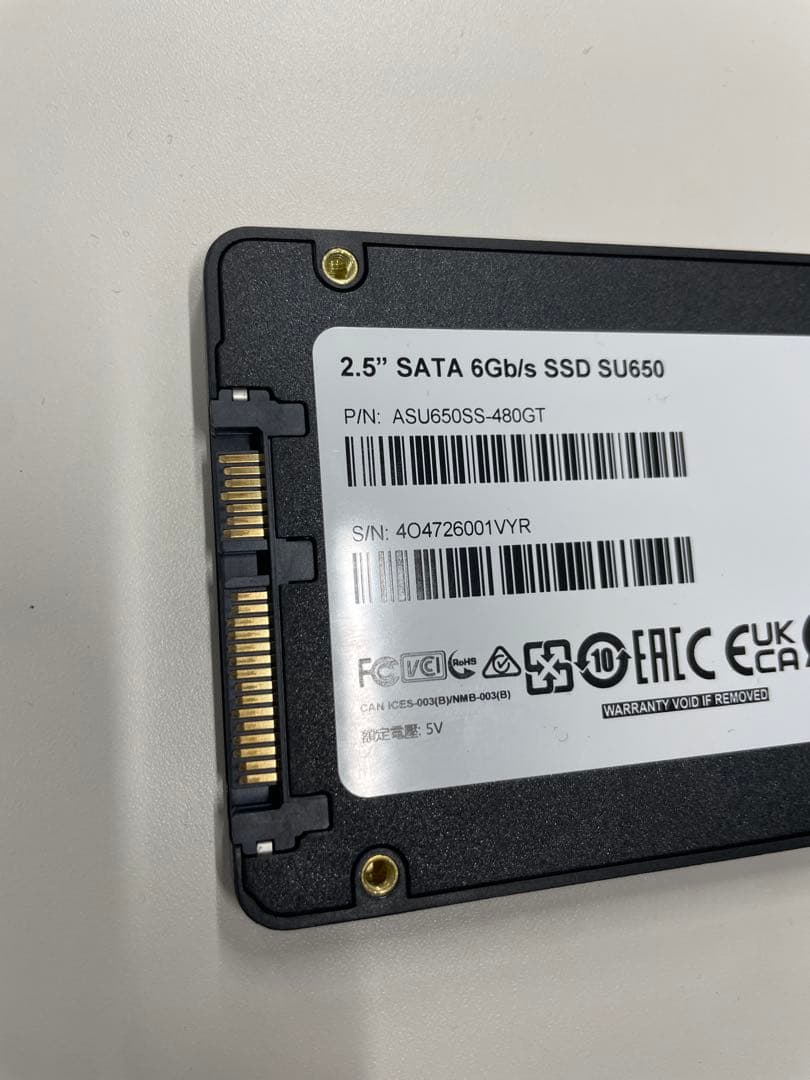 ADATA SU650 512GB SSD 2.5インチ