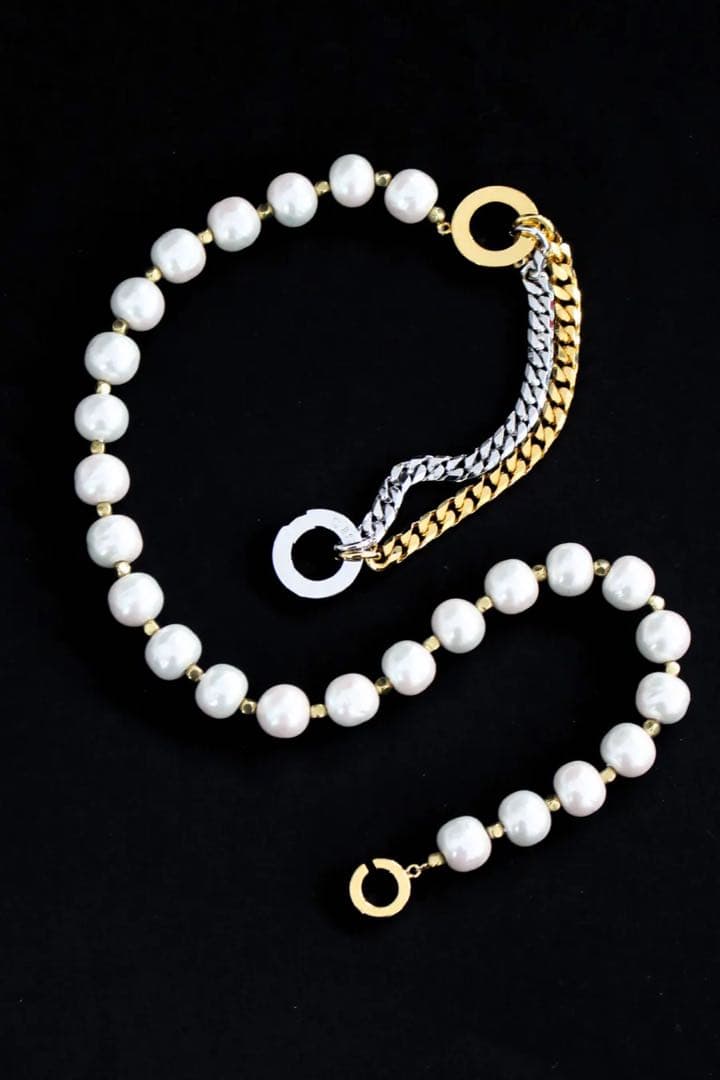 アクセサリー cocoSISE FAKE PEARL NECKLACE