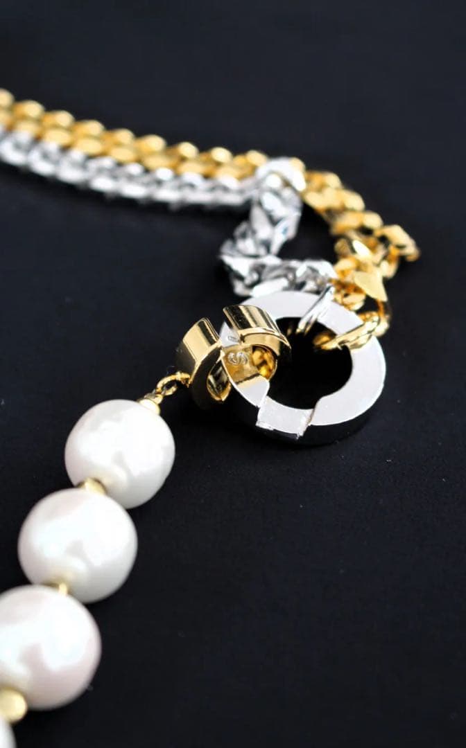アクセサリー cocoSISE FAKE PEARL NECKLACE