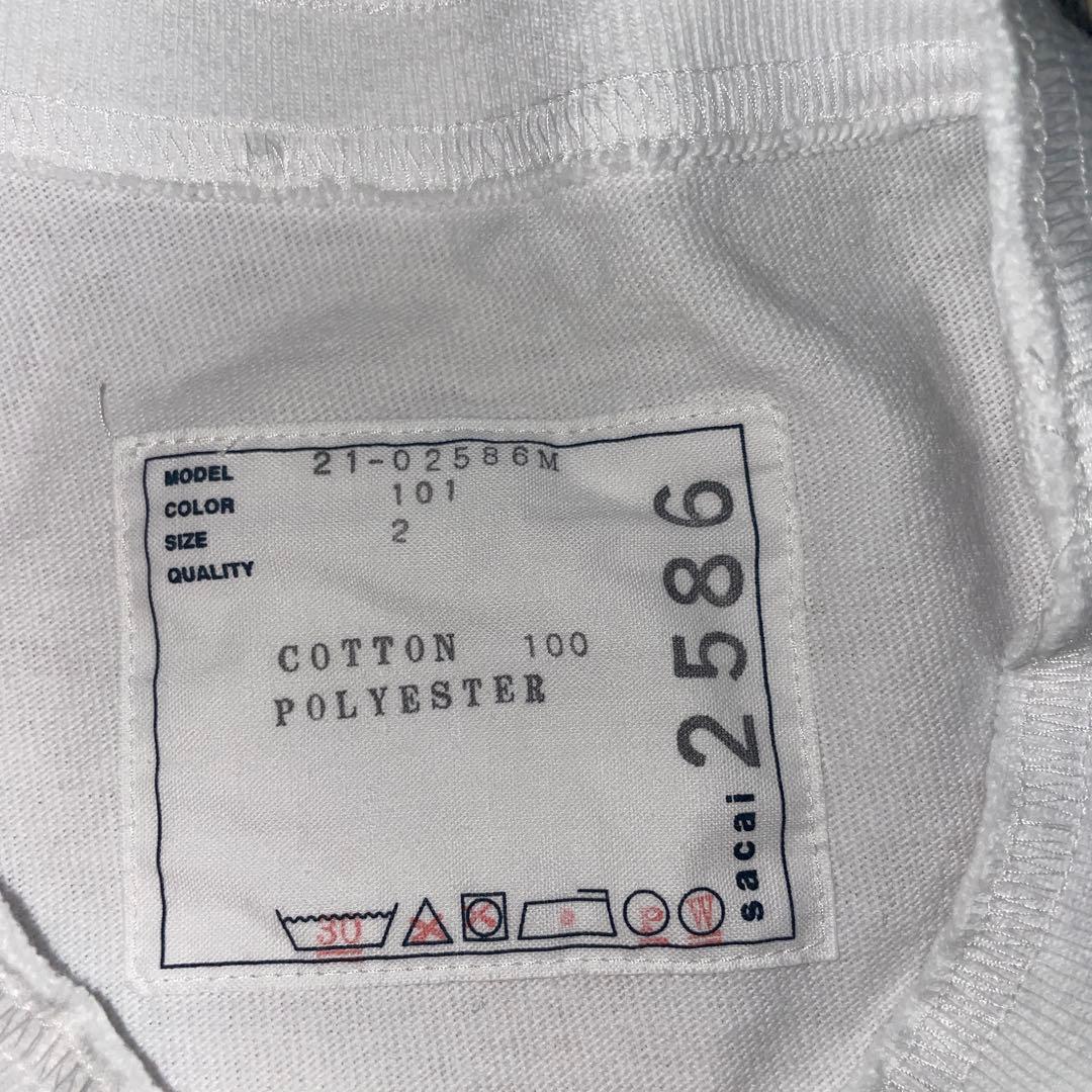 ぺ*う様 sacai ロングTシャツ サイズ2