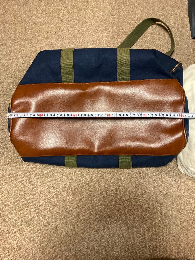ＬＬＢｅａｎ　ダッフルボストンバック　レザーハンドル　ネイビー　90年代