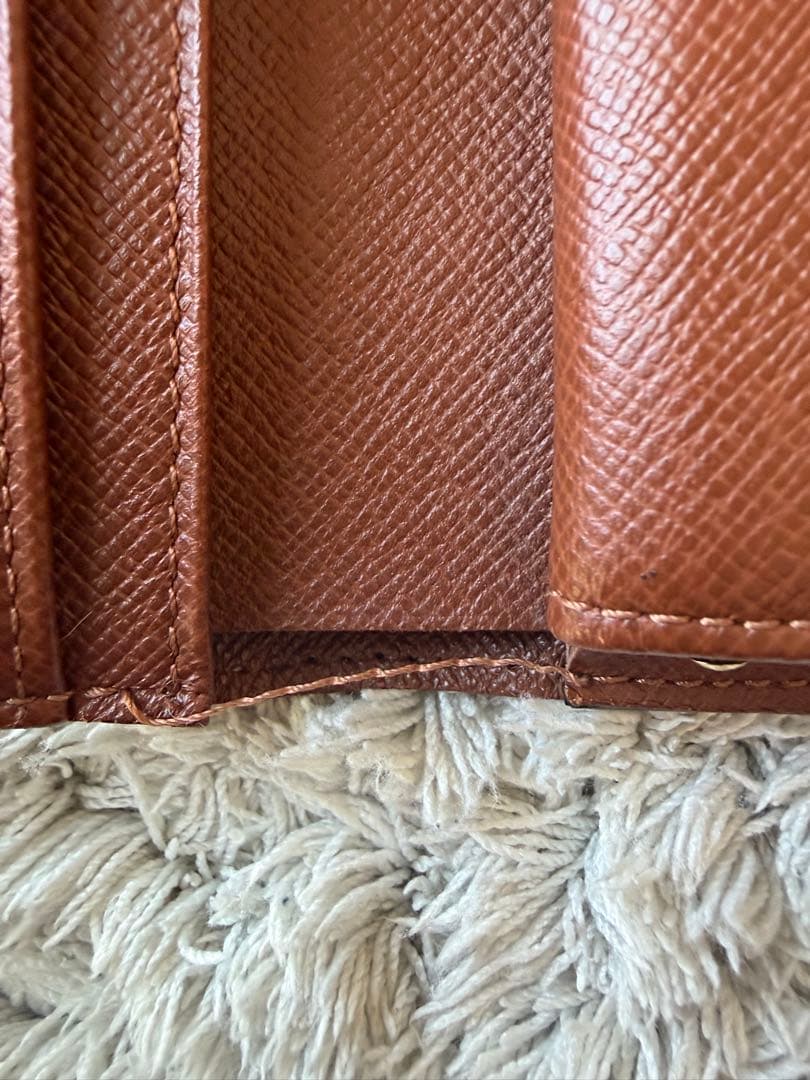 マ*ロ様 【ベタなし】Louis Vuitton モノグラム 二つ折り財布 ヴィ
