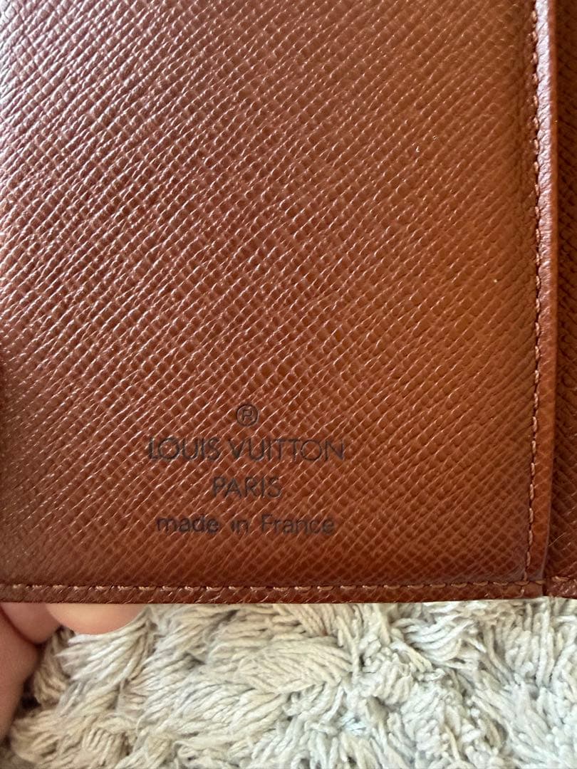 マ*ロ様 【ベタなし】Louis Vuitton モノグラム 二つ折り財布 ヴィ