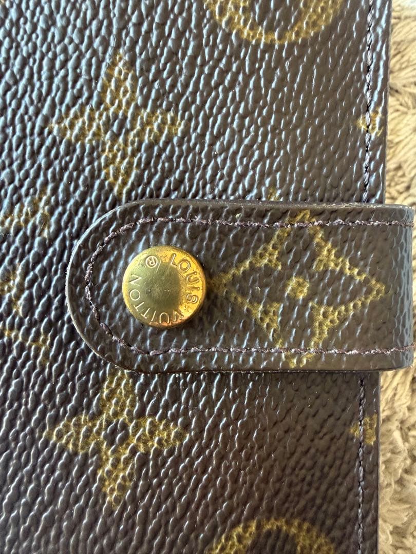 マ*ロ様 【ベタなし】Louis Vuitton モノグラム 二つ折り財布 ヴィ