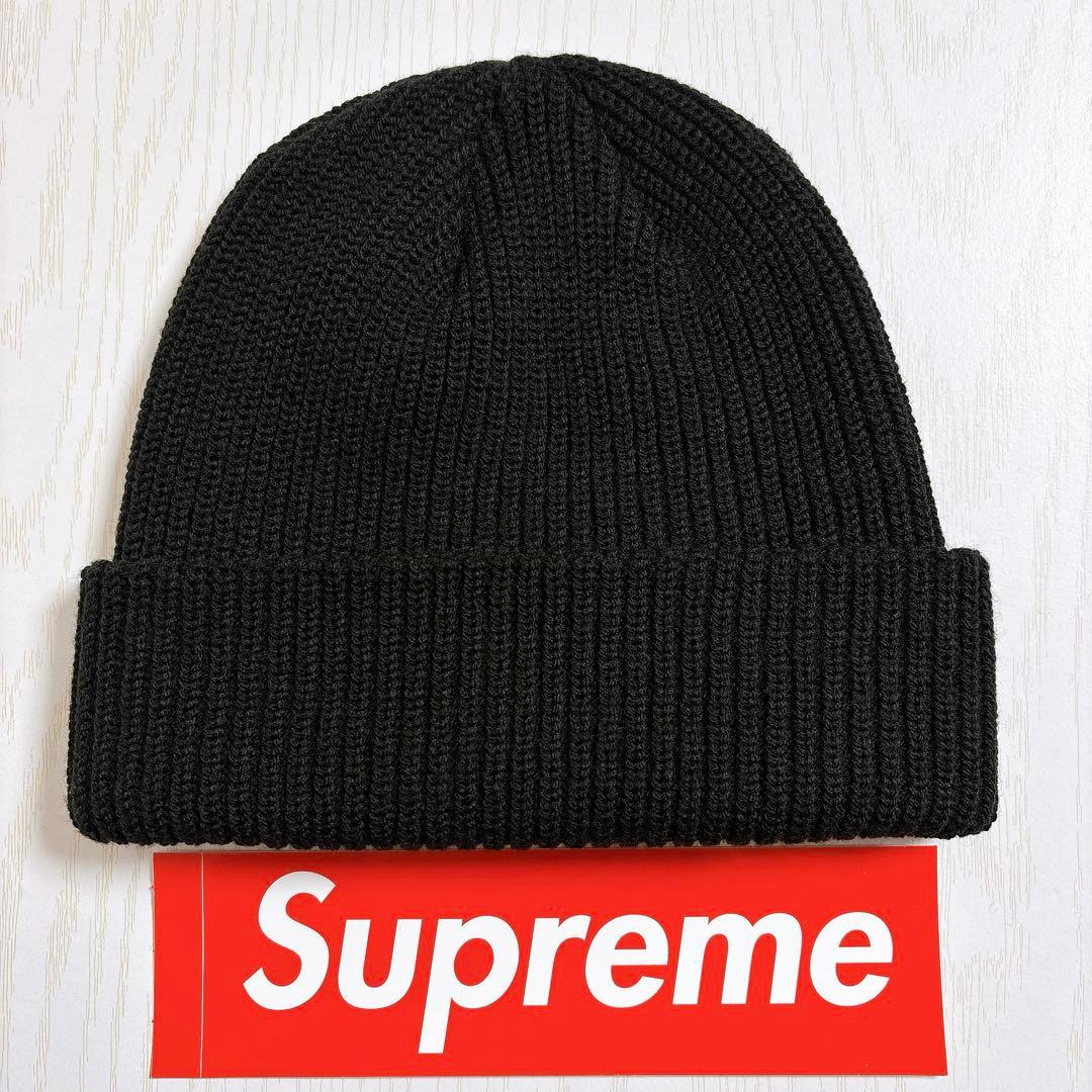 Supreme Loose Gauge Beanie カナダ製　ブラック　黒