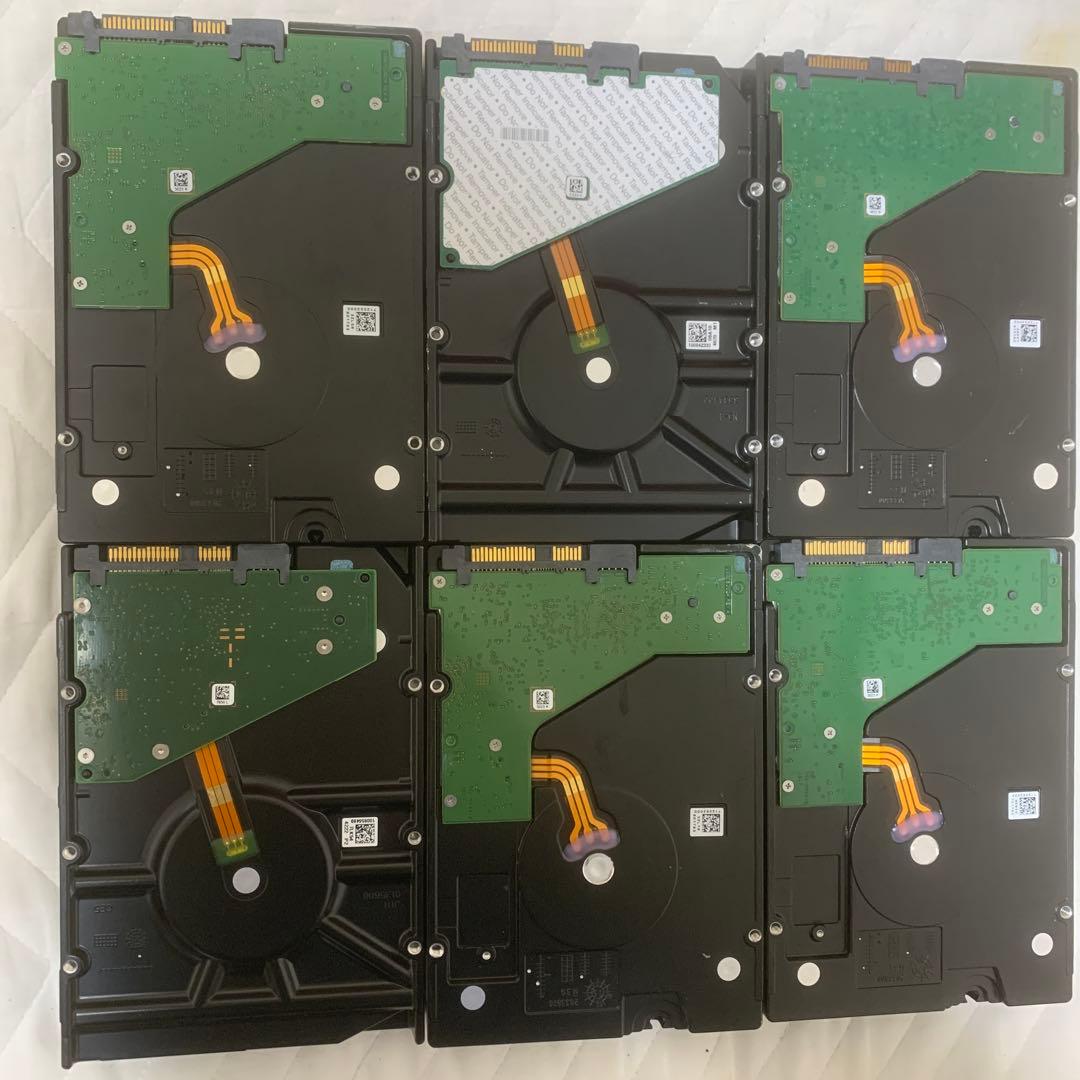 SAS 8TB HDD 6台 ジャンク Dell Seagate Exosまとめ