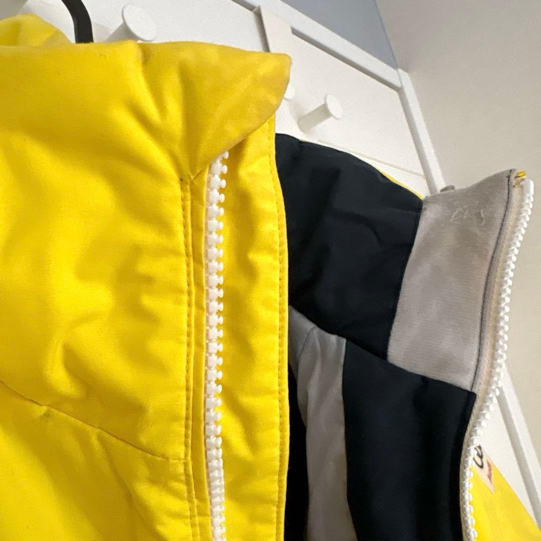 DESCENTE 子ども用スキーウェア イエロー/ブラック