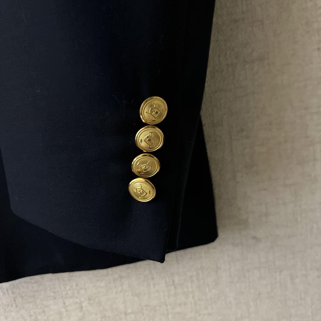 ラルフローレン 紺ブレ 金ボタン ジャケットブレザー ネイビークリーニング済み