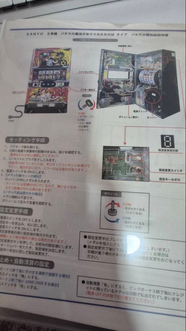 《るる》【送料込】【パチスロ】【実機】魔法少女リリカルなのは 不要機
