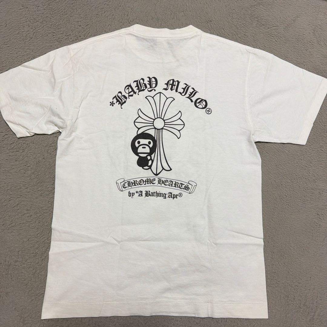 A BATHING APE BAPE CHROME HEARTS tシャツ M