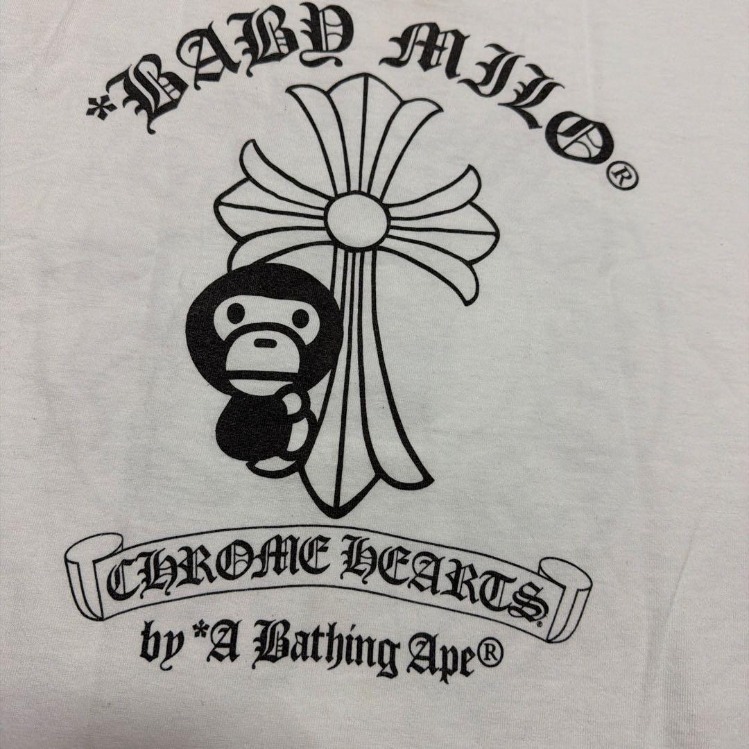A BATHING APE BAPE CHROME HEARTS tシャツ M