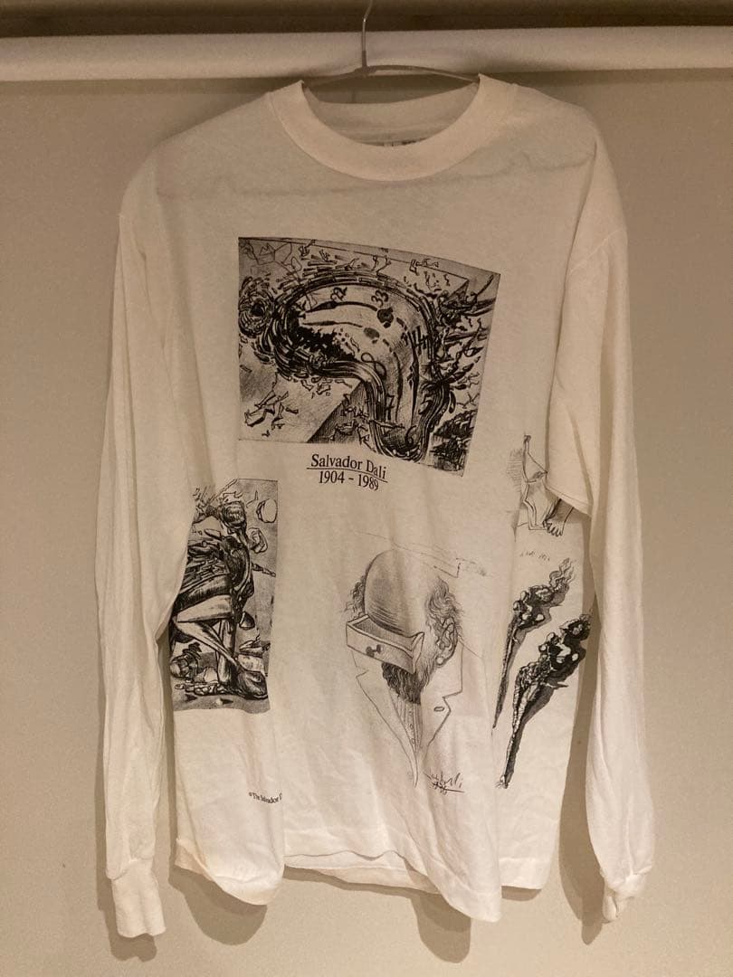ト*可様 dali ロンtシャツ　ビンテージ　artT エッシャー　webar