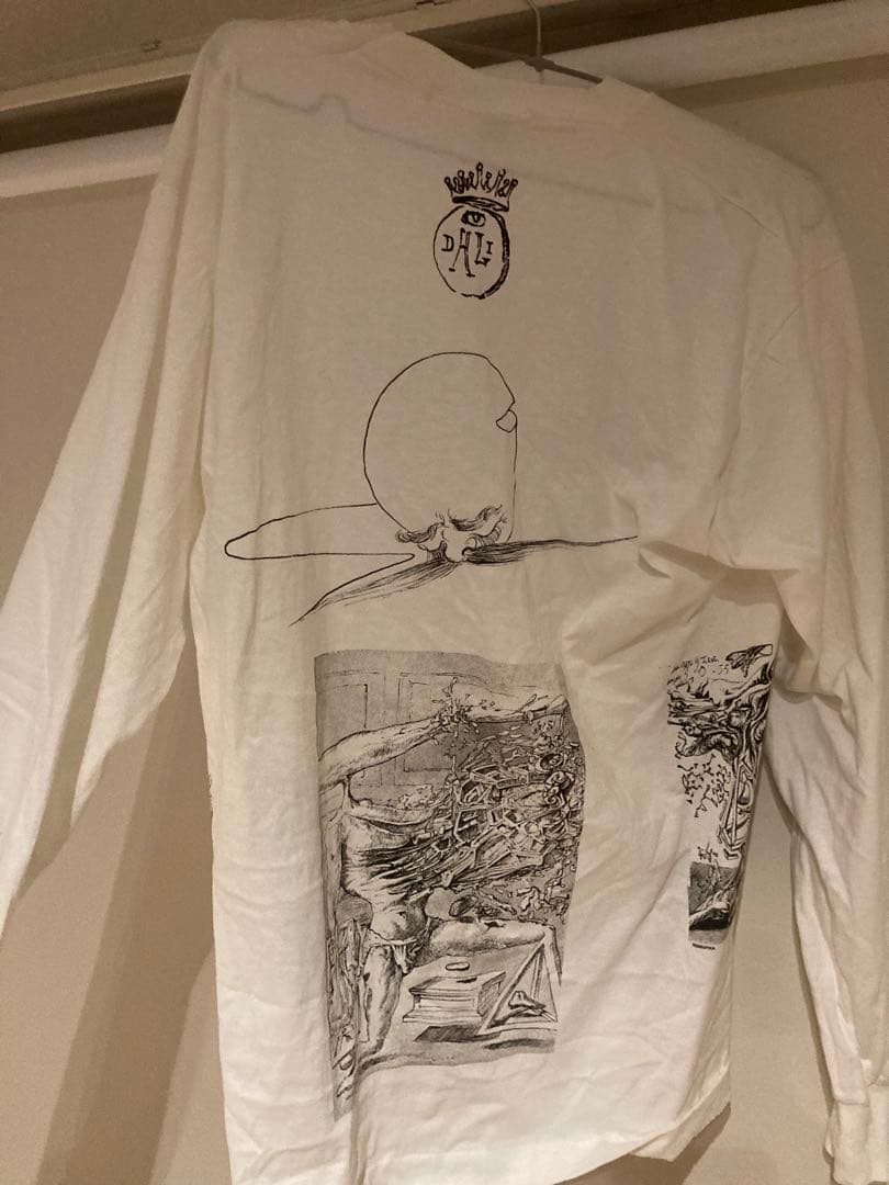 ト*可様 dali ロンtシャツ　ビンテージ　artT エッシャー　webar