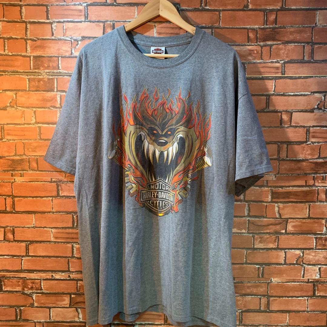 usa古着 HARLEY-DAVIDSON ダズマニアンデビル Tシャツ 2XL