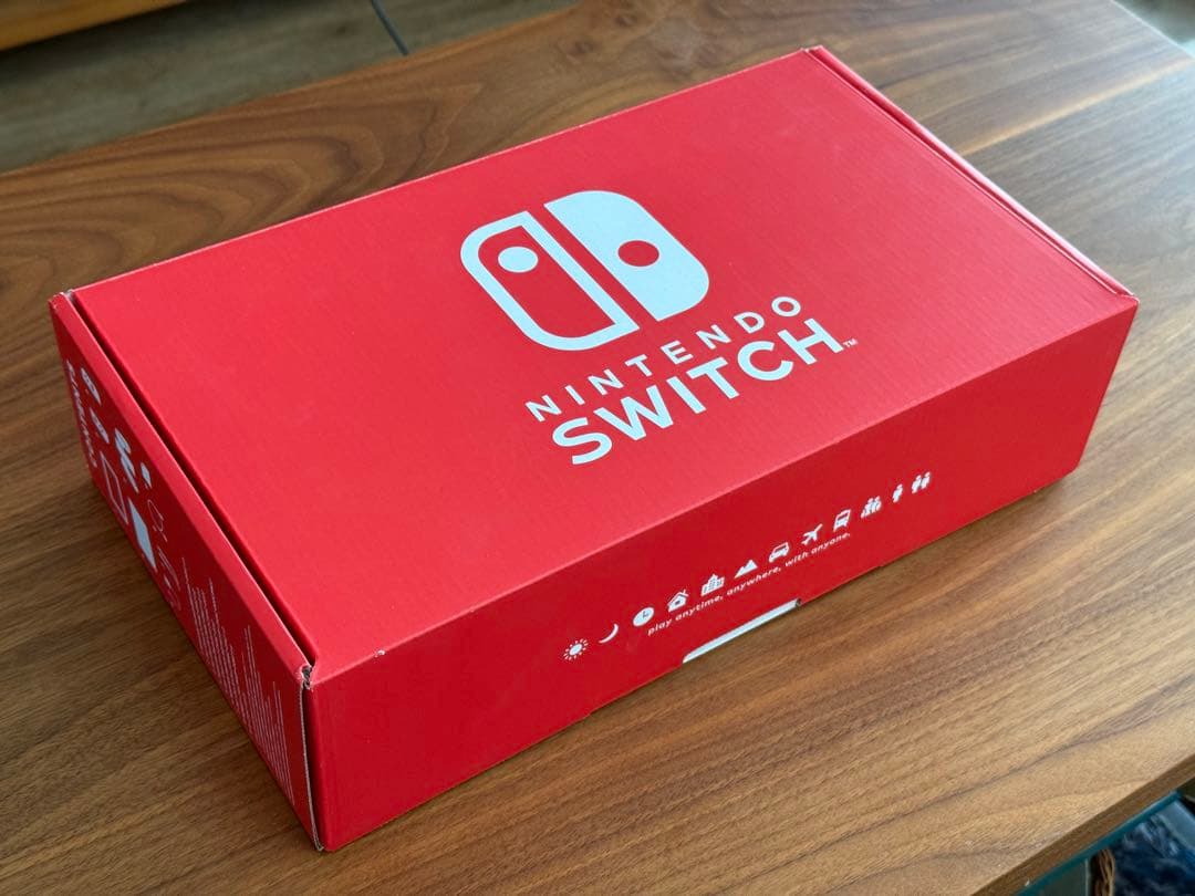 【中古】Nintendo Switch 本体 青/黄 【箱・付属品付】