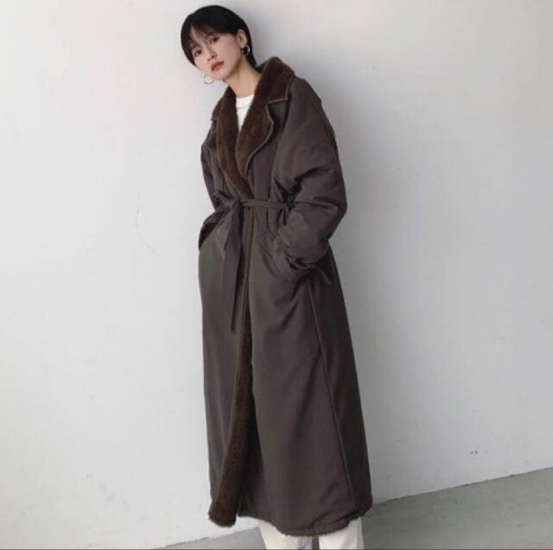 CLANE リバーシブルボアコート