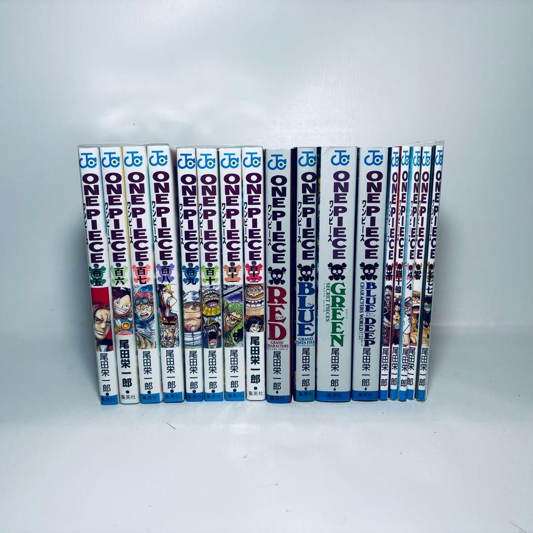 【状態良多数】ONE PIECE 1～112巻 既刊全巻セット + 関連本9冊