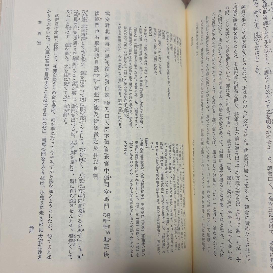 戦国策 上・中・下巻　全釈漢文大系　※新釈漢文大系ではないです