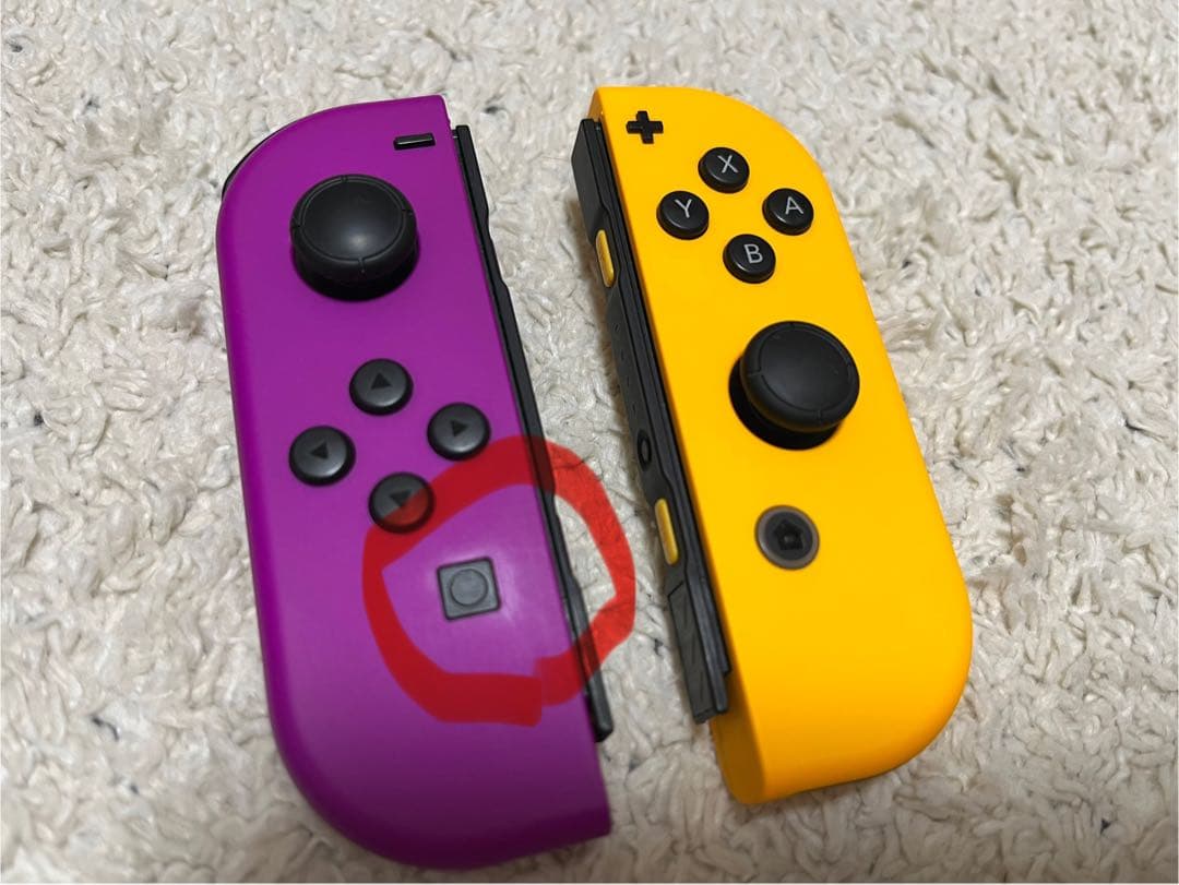 【動作不良あり】Nintendo Switch 本体 パープル/オレンジ