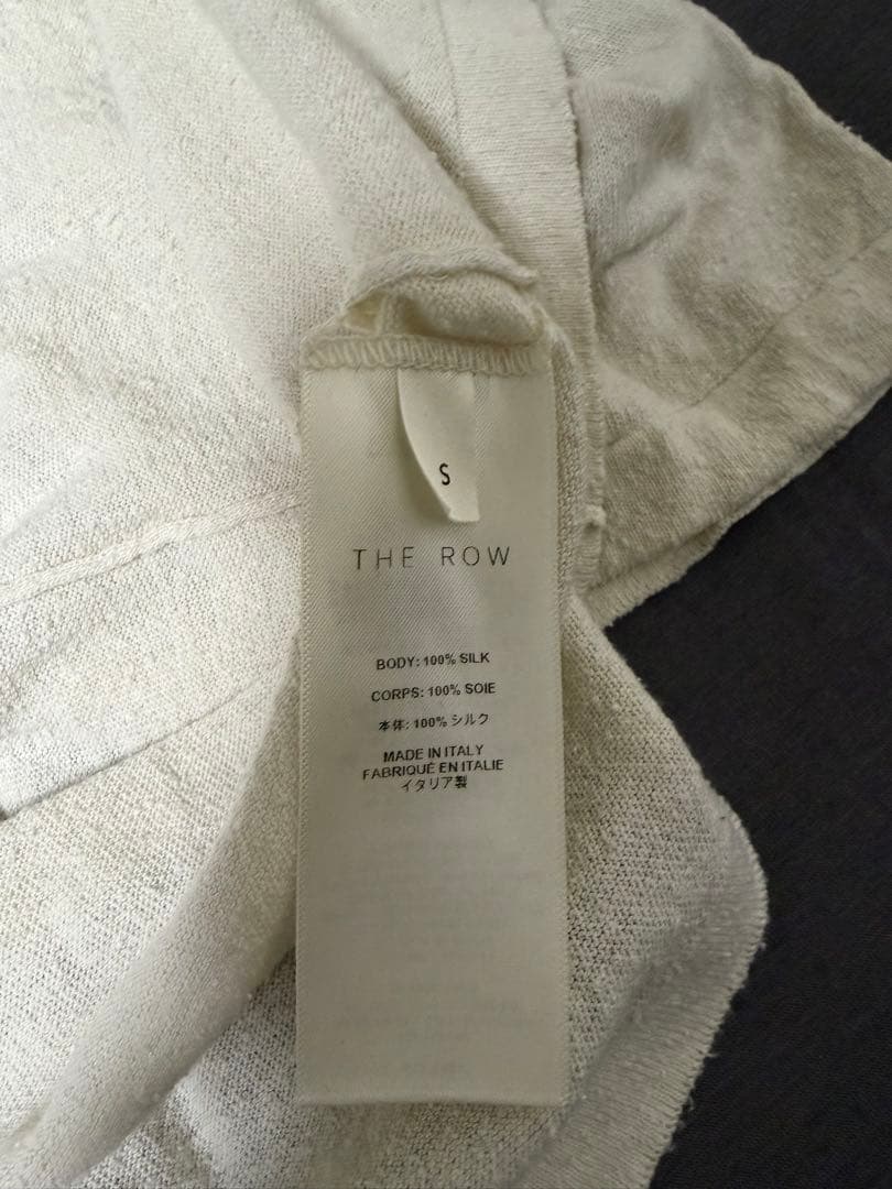 THE ROW stockton シルクTシャツ