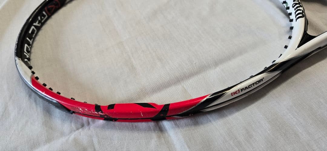 Wilson k six one 95 テニスラケット 2本セット（ケース付き）