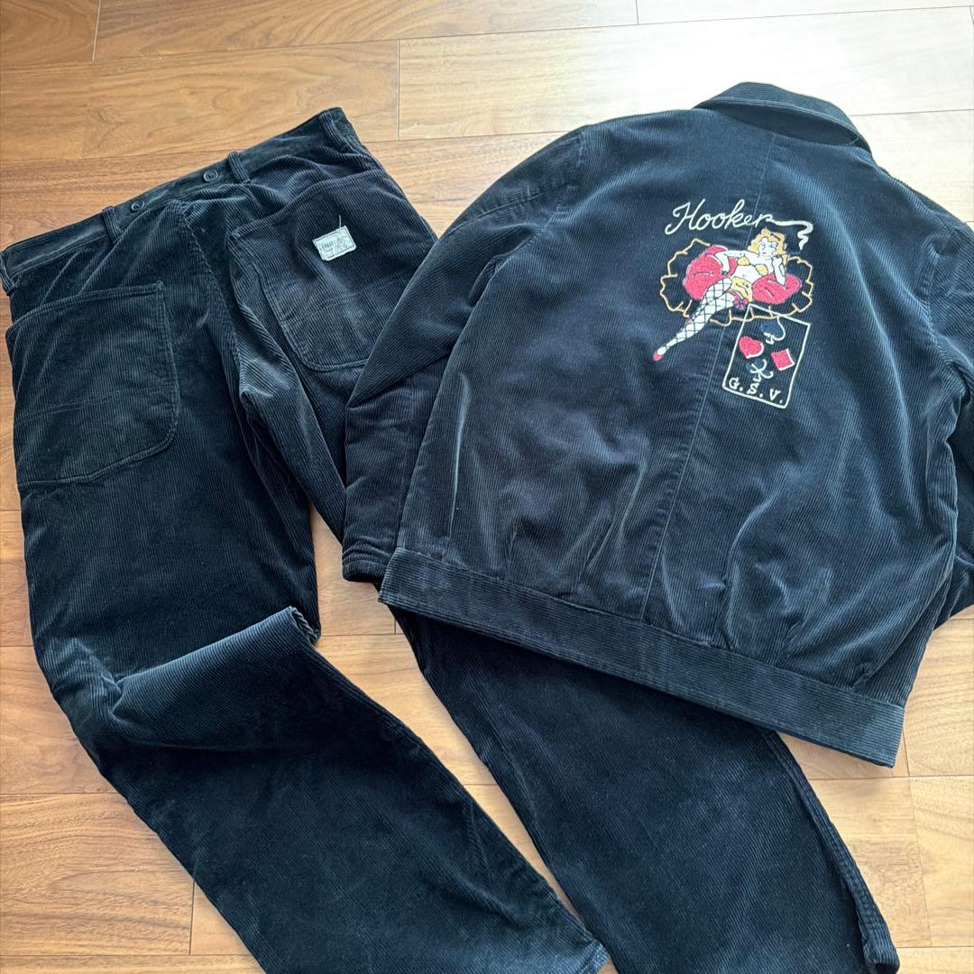 【美品】gangstervilleコーデュロイ セットアップ gladhand