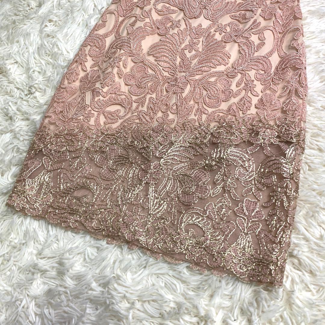Tadashi Shoji 　花柄刺繍　レース　ドレス　ワンピース