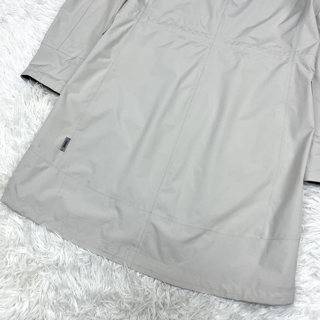 希少 ヘルノ ラミナー ステンカラーコート フード着脱可 ゴアテックス 2XL