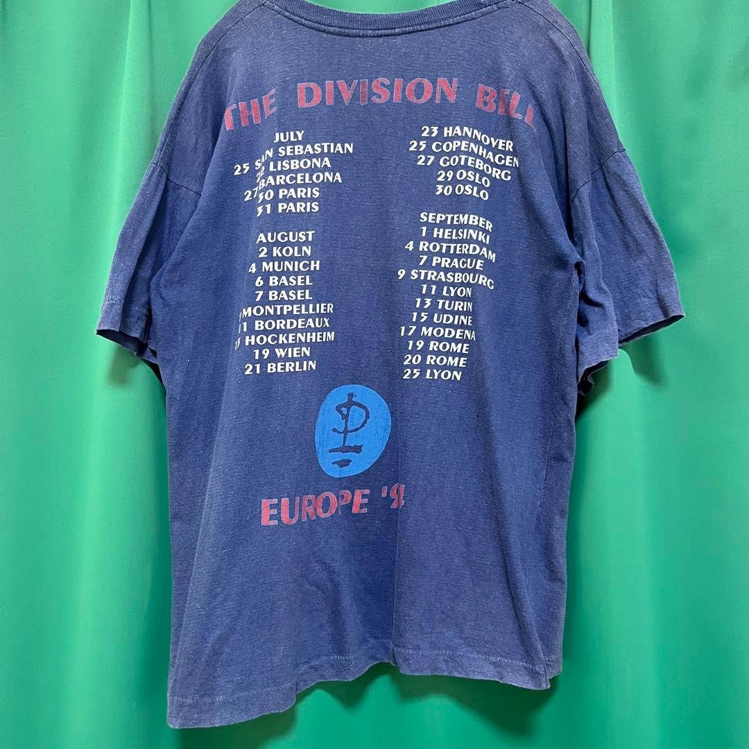 珍品 90s Pink floyd division bell TOUR tee