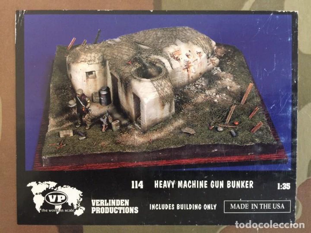 【新品】バーリンデンプロダクツ1/35 重機関銃バンカー ジオラマ