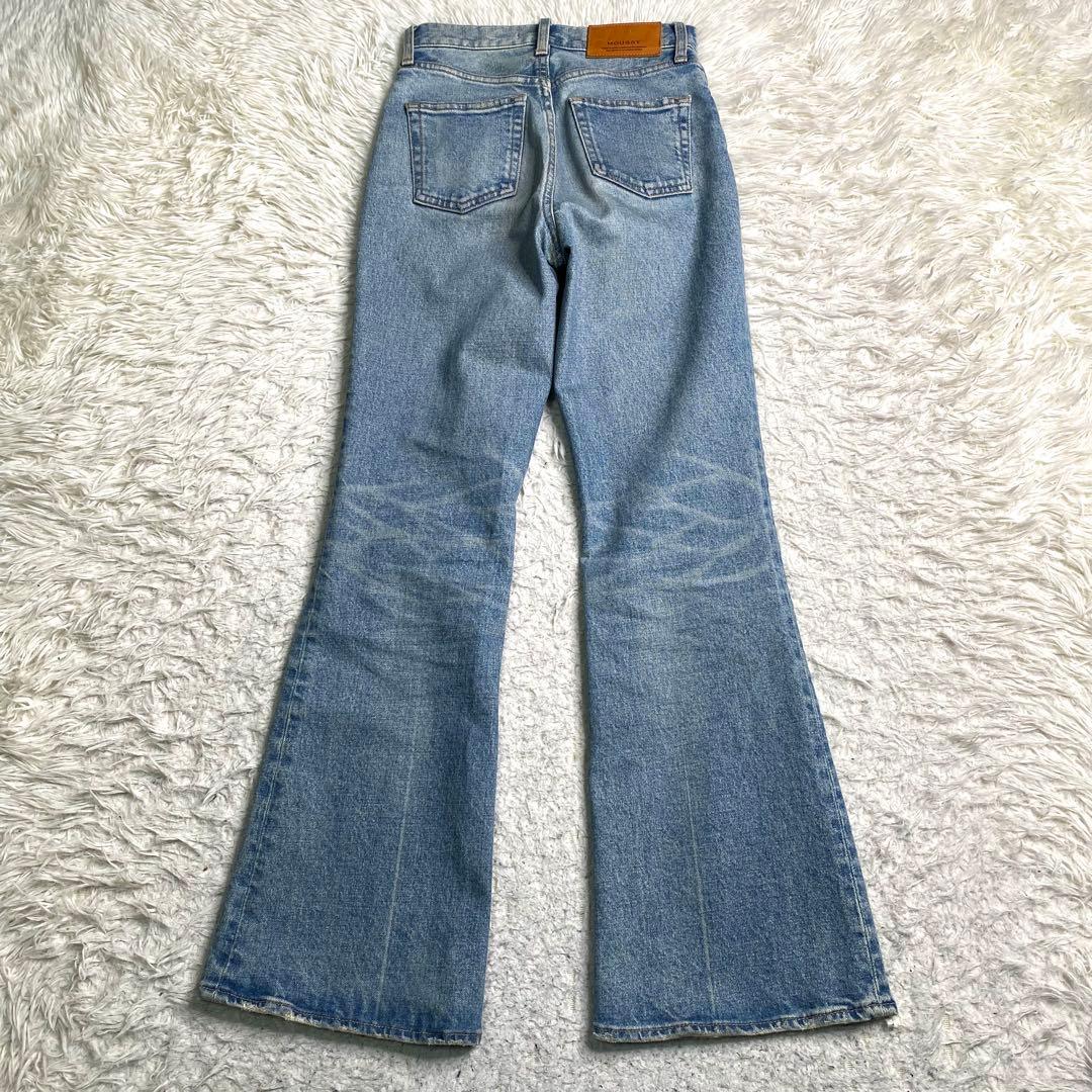 良品✨Moussy デニム フレア MVS 赤耳 010FSA12 ストレッチ