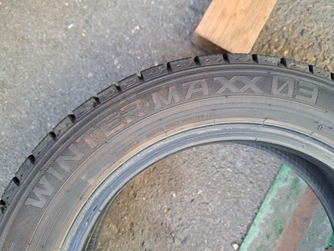バリ山！155/65R14雪道安心！信頼と剛性のダンロップWM03送料￥300