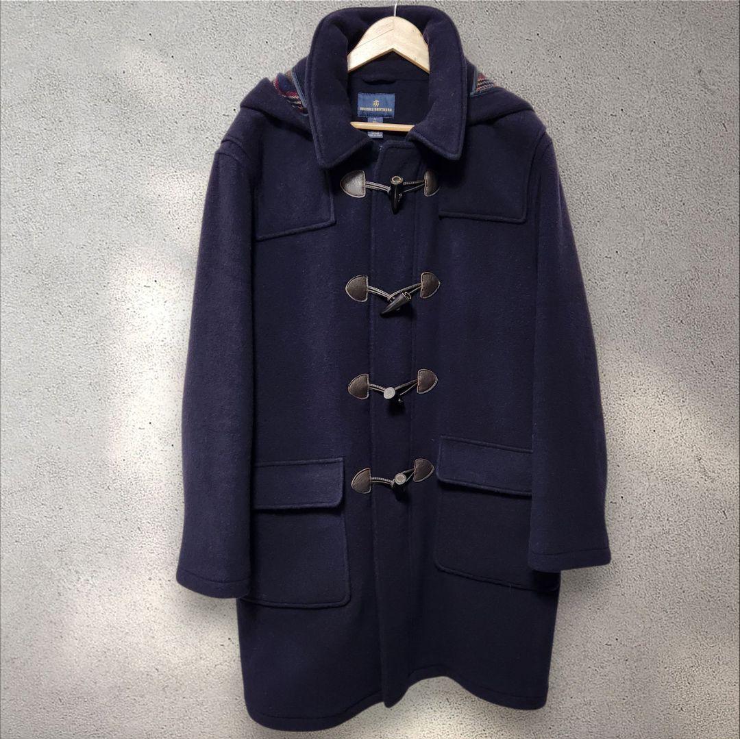 Brooks Brothers ネイビー ダッフルコート Lサイズ ウール