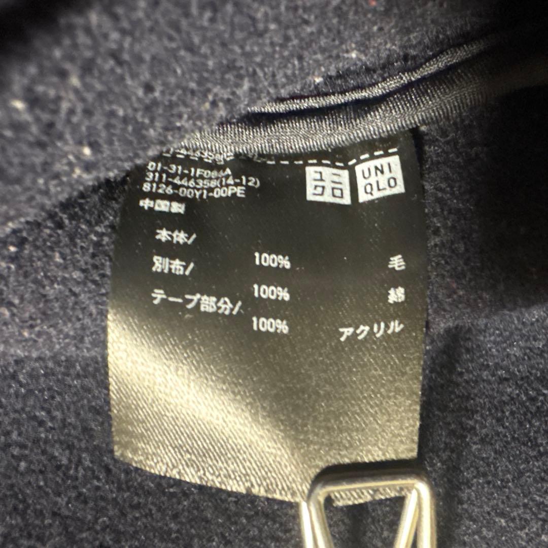 希少✨UNIQLO+J オーバーサイズダッフルコートネイビー　XXL ウール