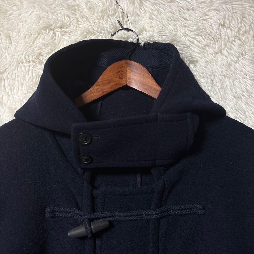 希少✨UNIQLO+J オーバーサイズダッフルコートネイビー　XXL ウール
