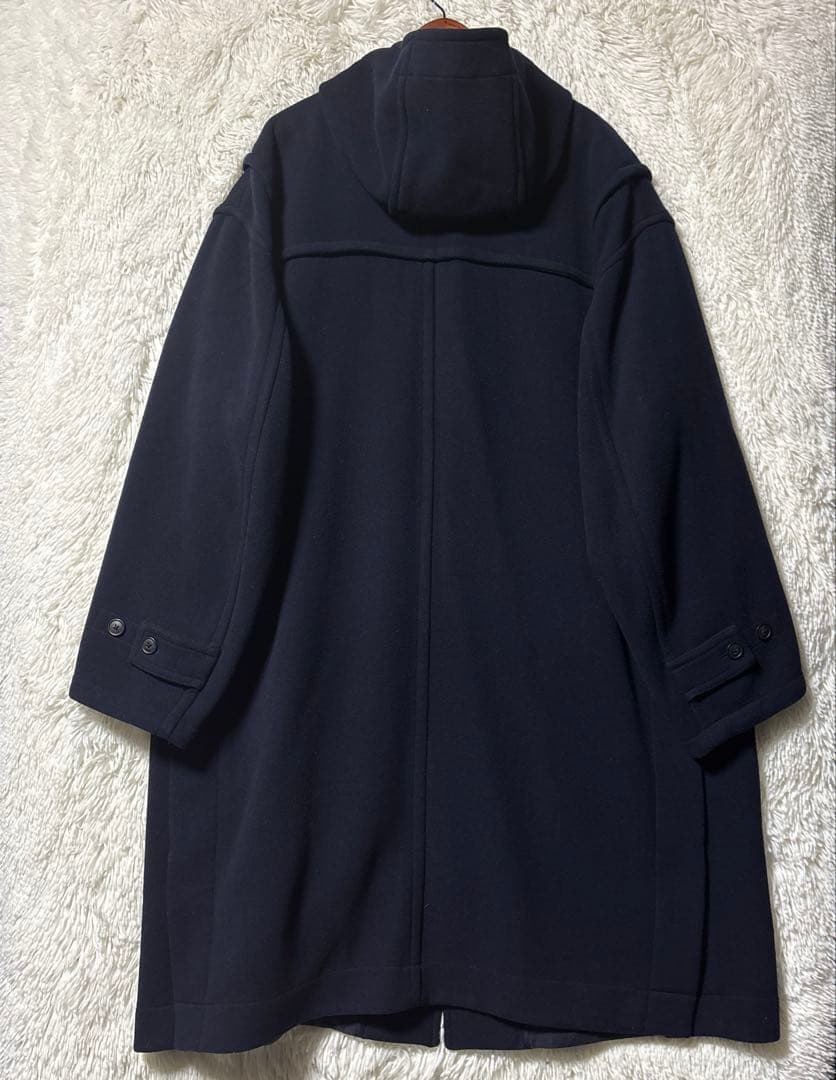 希少✨UNIQLO+J オーバーサイズダッフルコートネイビー　XXL ウール