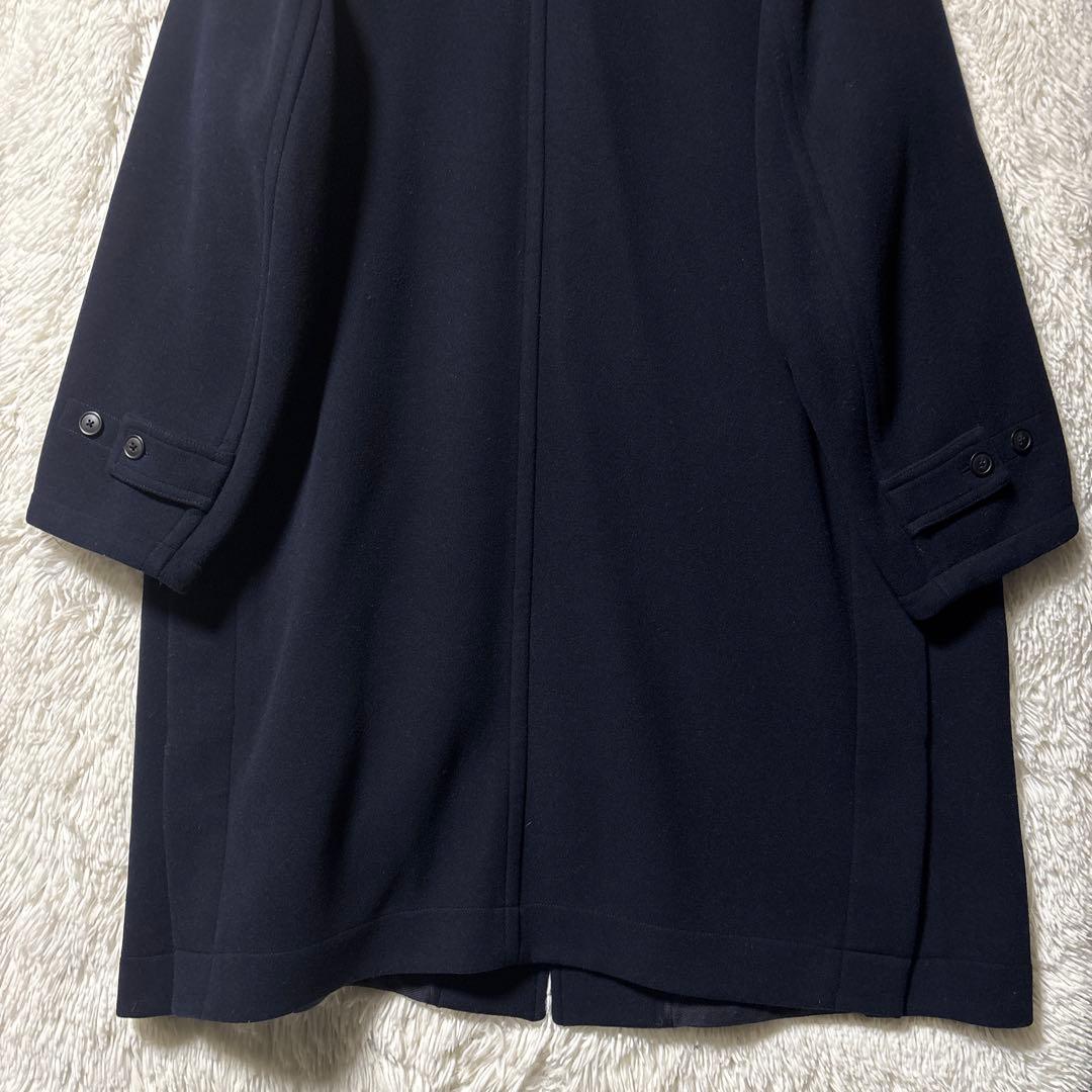 希少✨UNIQLO+J オーバーサイズダッフルコートネイビー　XXL ウール