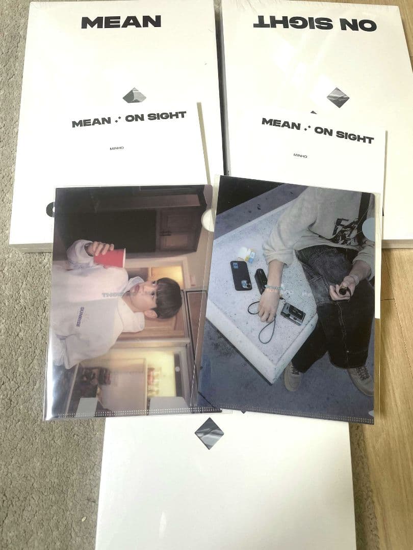 MEAN: on sight　カタログ&フォトブックセット　SHINee　ミノ