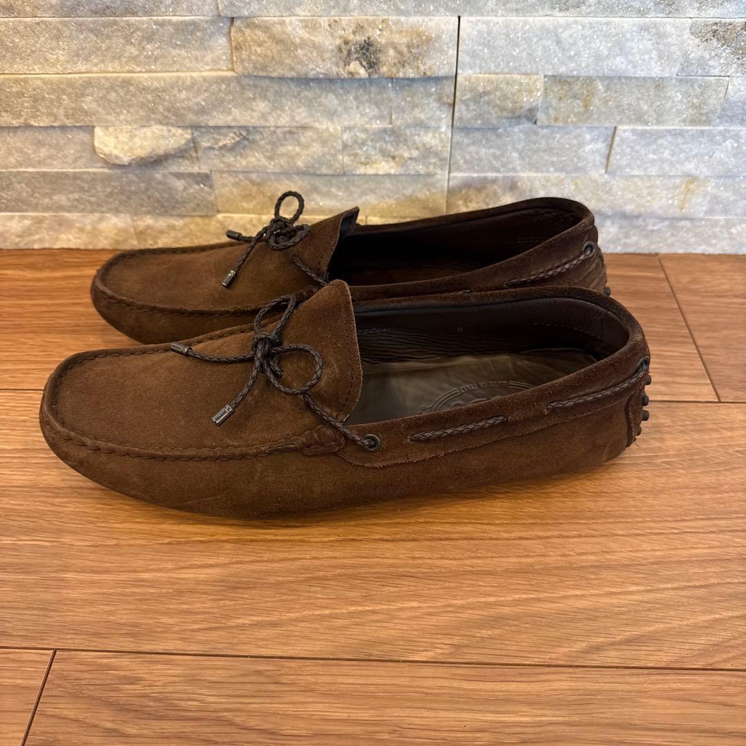 トッズ　TOD’S ドライビングシューズ　茶　スリッポン