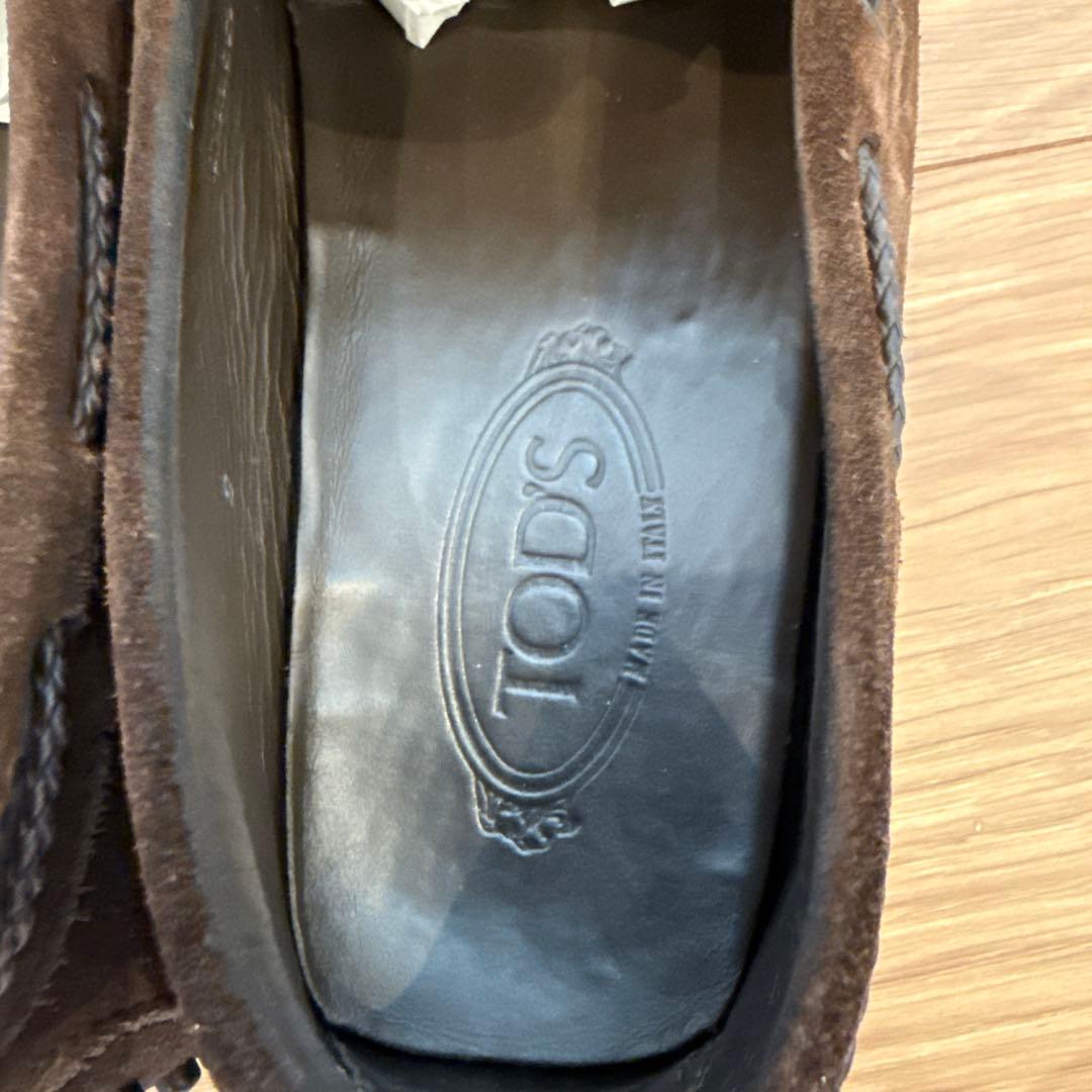 トッズ　TOD’S ドライビングシューズ　茶　スリッポン