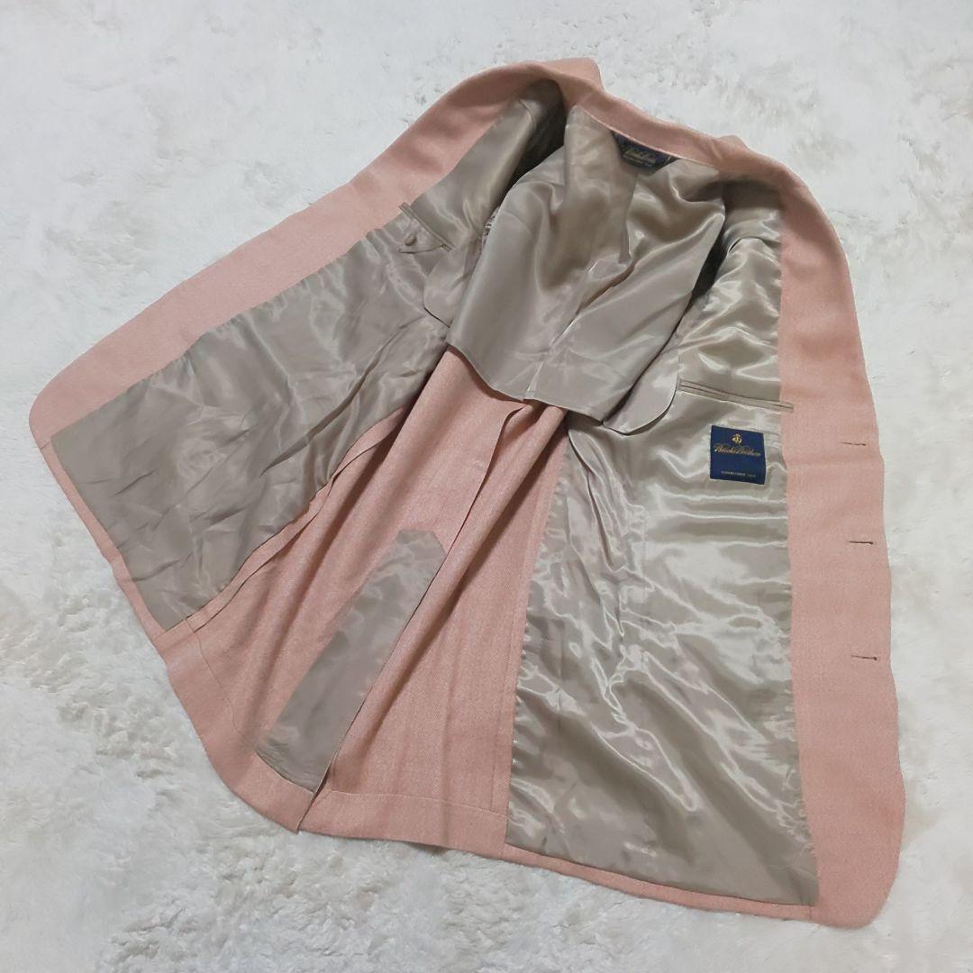 【極美品】BROOKS BROTHERS テーラードジャケット シルクリネン混
