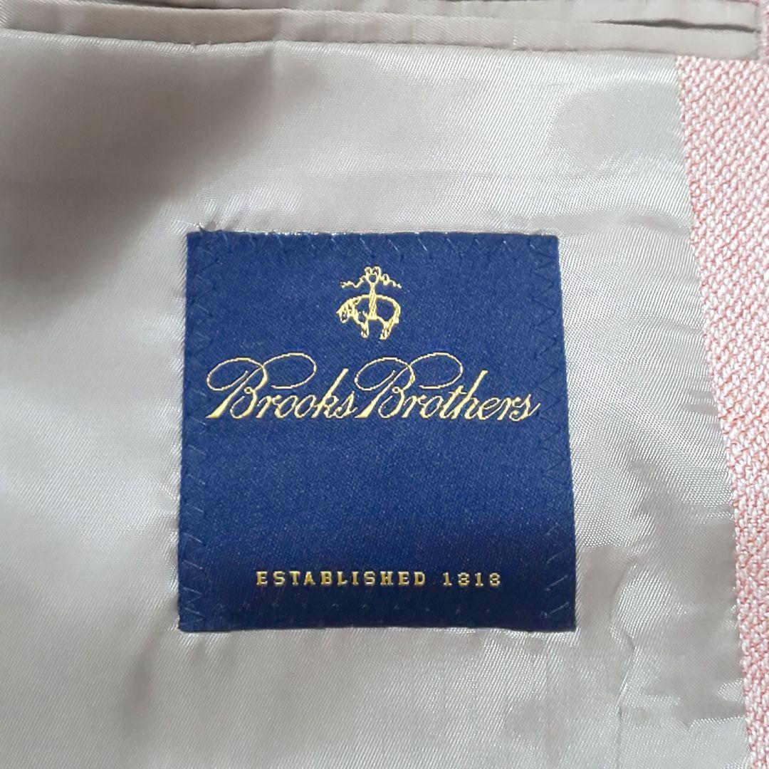 【極美品】BROOKS BROTHERS テーラードジャケット シルクリネン混