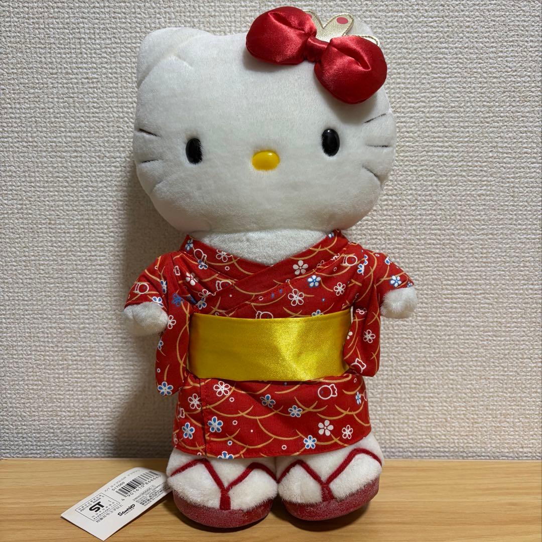 m*a様 サンリオ ハローキティ ナツマツリ 着物ぬいぐるみM
