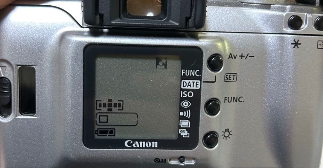 【動作確認済み】Canon EOS Kiss5 一眼レフカメラ　フィルム、電池付