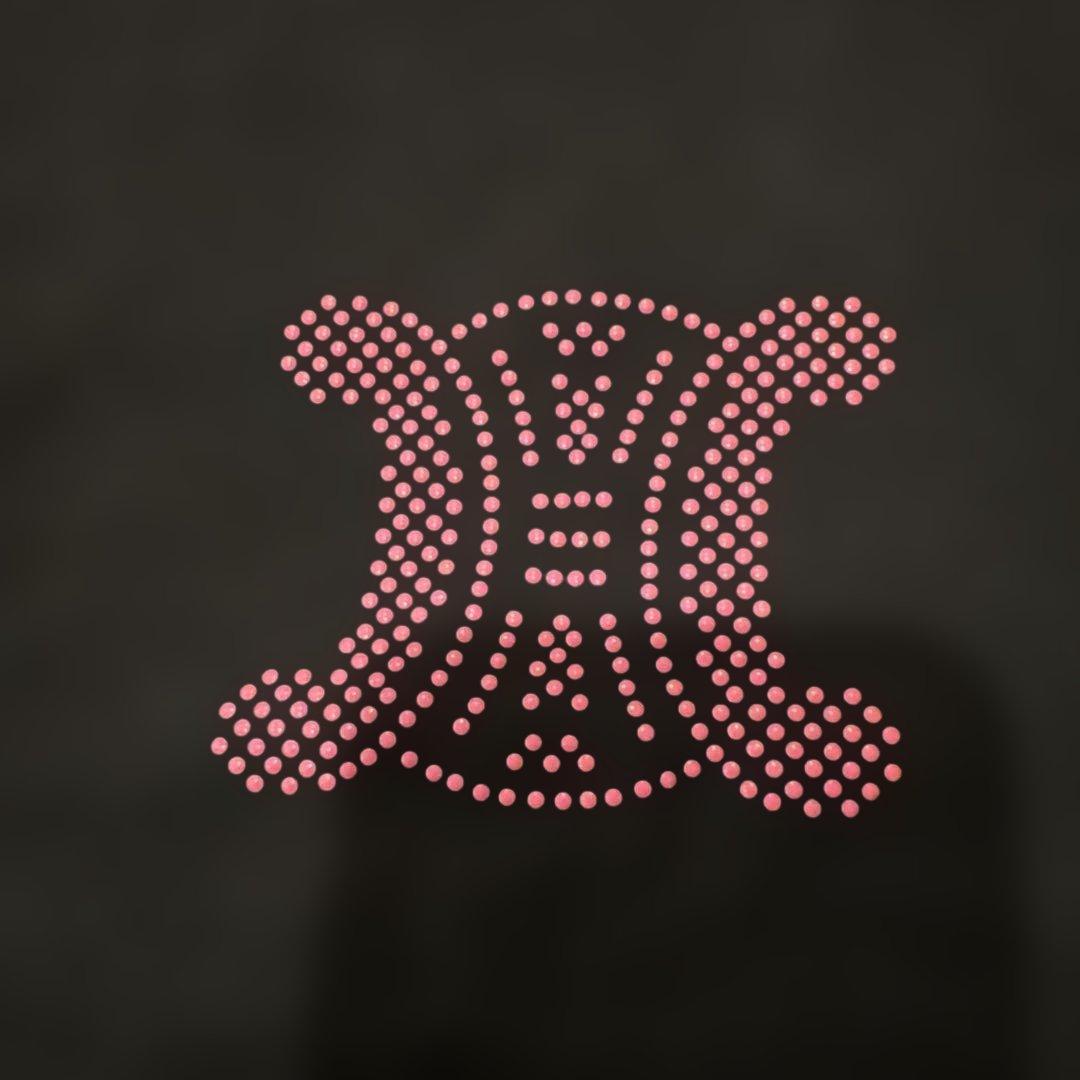 CELINE ブラック ピンク Tシャツ M